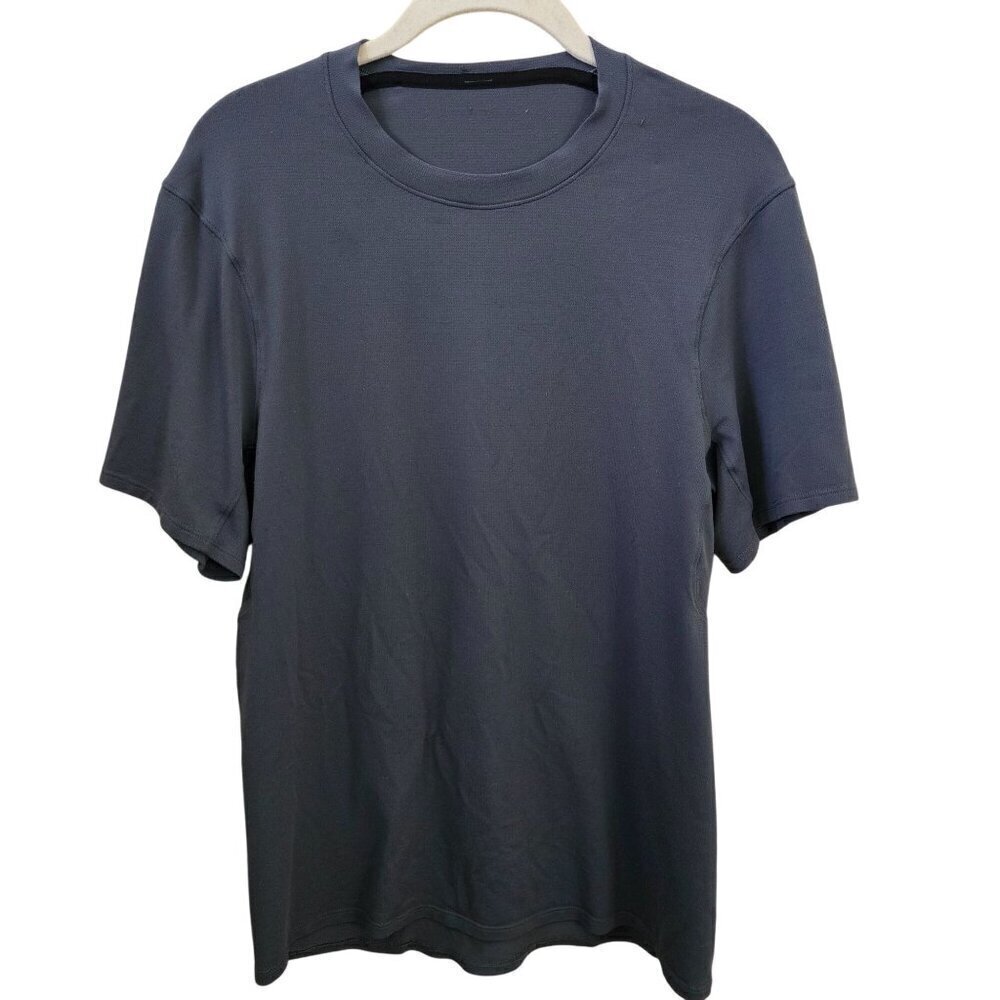 Lululemon Men's Dark Green Tech T Shirt Size M